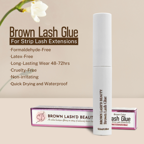 Lash Glue (Brown) 5.5ml for Strip Lash Extensions