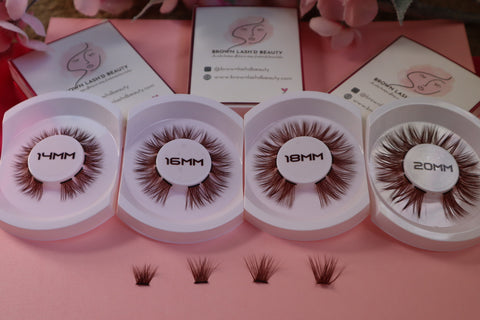 Dark Brown DIY (Do-It-Yourself) Lash Extensions